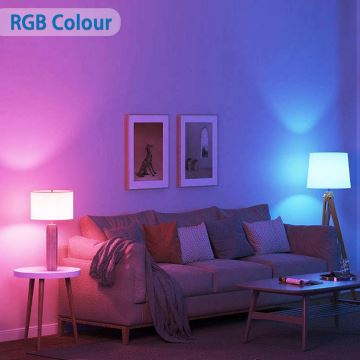 Bec LED RGBW dimabil Aigostar G45 E27/6,5W/230V 2700-6500K Wi-Fi