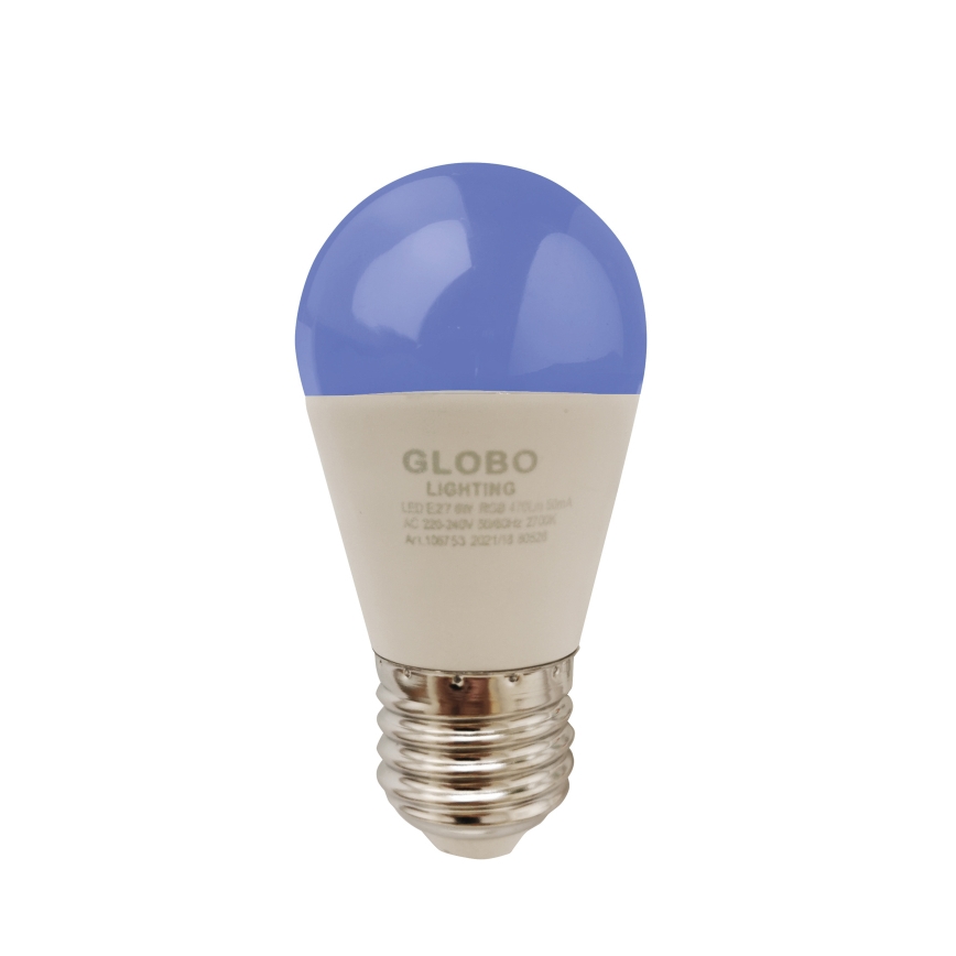 Bec LED RGBW dimabil Globo E27/6W/230V 3000K + telecomandă