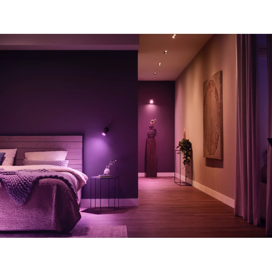 Bec LED RGBW dimabil Philips Hue WHITE AND COLOR AMBIANCE GU10/4,2W/230V 2000-6500K