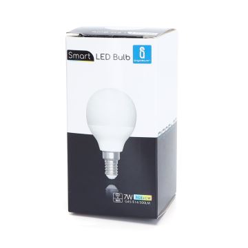 Bec LED RGBW G45 E14/7W/230V 3000-6500K Wi-Fi Aigostar