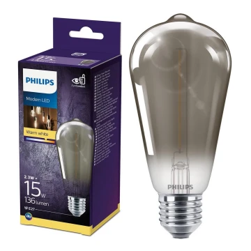 Bec LED SMOKY VINTAGE Philips ST64 E27/2,3W/230V 2700K