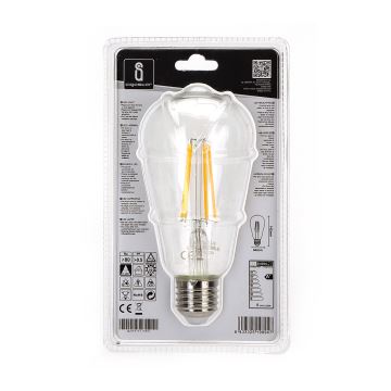 Bec LED ST64 E27/8W/230V 2700K Aigostar