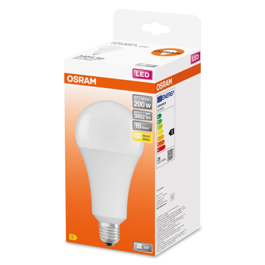 Bec LED STAR E27/24,9W/230V 2700K Osram