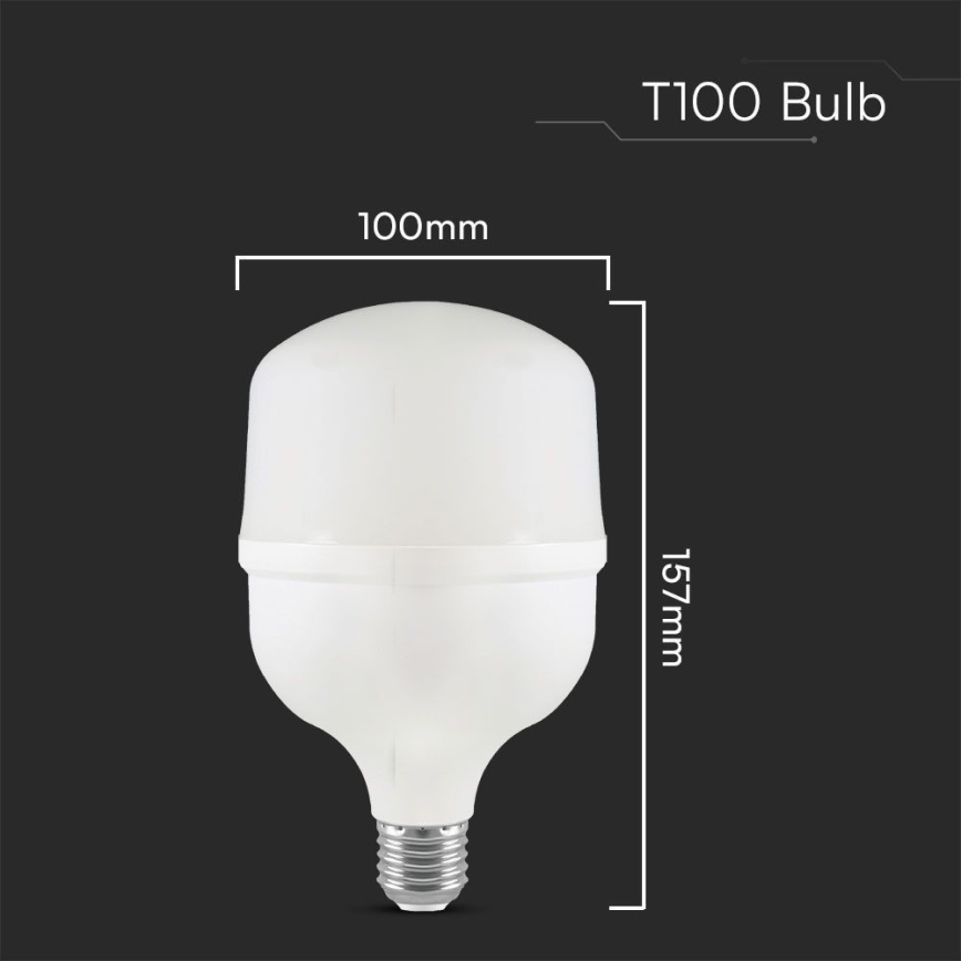 Bec LED T100 E27/30W/230V 4000K