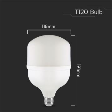 Bec LED T120 E40 E27/40W/230V 4000K