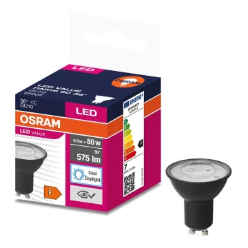 Bec LED VALUE PAR16 GU10/6,9W/230V 4000K 36° Ledvance