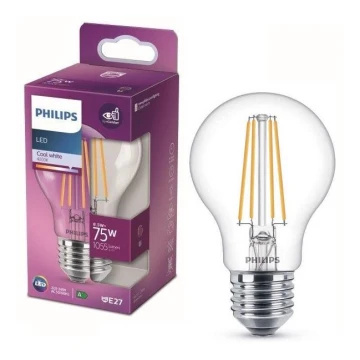 Bec LED VINTAGE Philips A60 E27/8,5W/230V 4000K