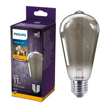 Bec LED VINTAGE Philips ST64 E27/2,3W/230V 1800K