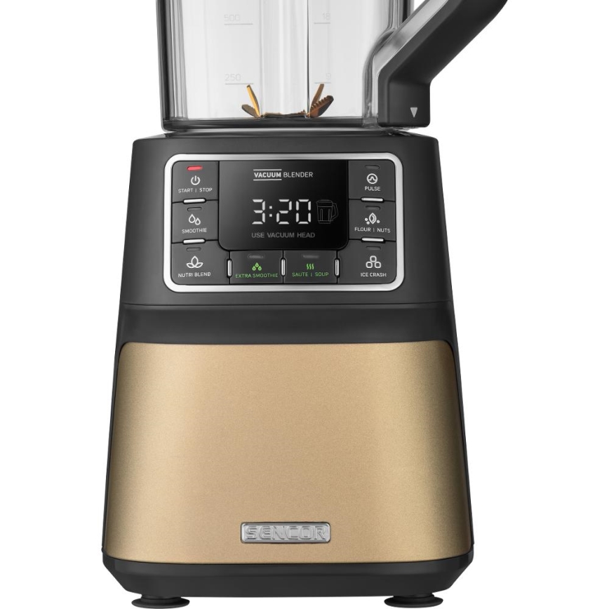 Blender cu mixare în vid Sencor 1500W/230V auriu