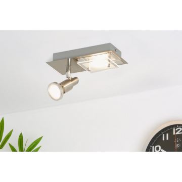 Briloner 2879-022 - LED Plafonieră COMBINATA 1xGU10/3W + LED/5W/230V