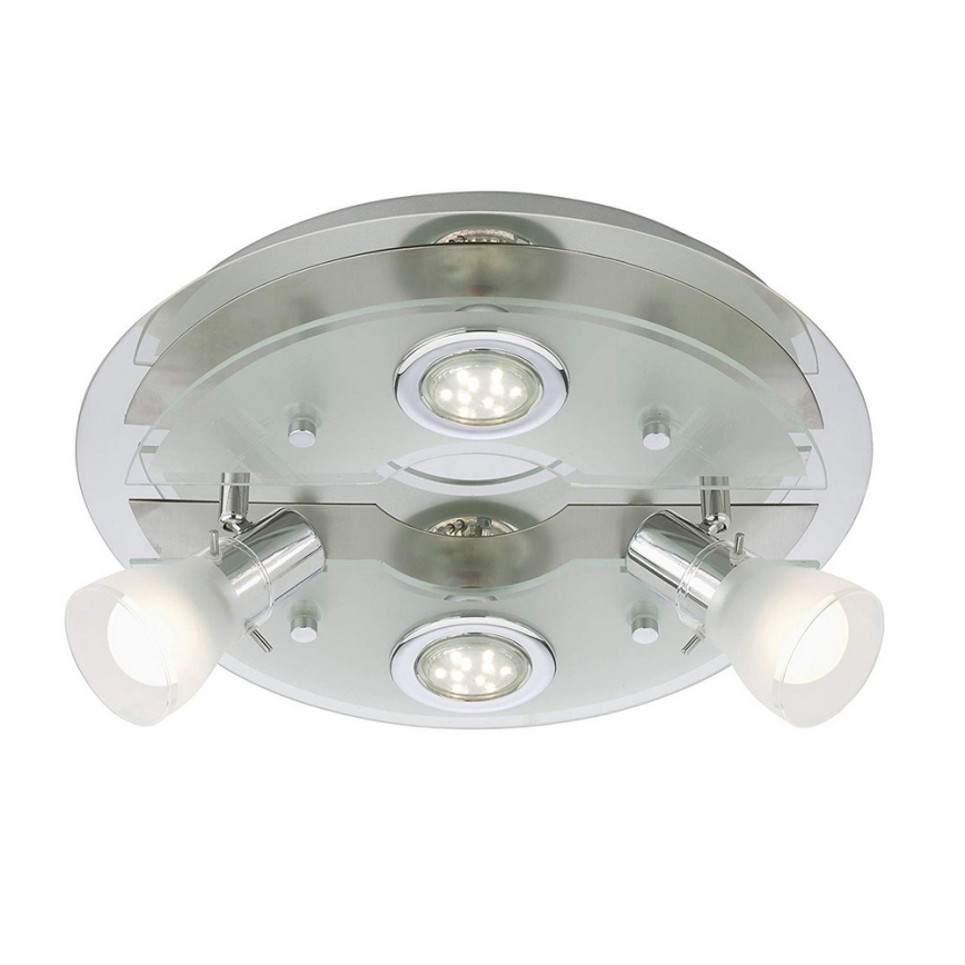 Briloner 3560-042 - LED Plafonieră spot VASO 2xGU10/3W + 2xE14/3,2W/230V