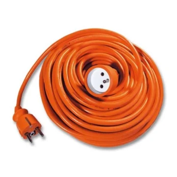 Cablu prelungitor 20 m portocaliu