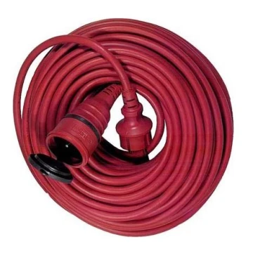 Cablu prelungitor 20m IP44 roșu