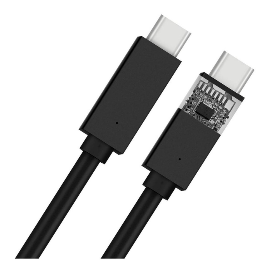 Cablu USB conector USB-C 2.0 2m negru