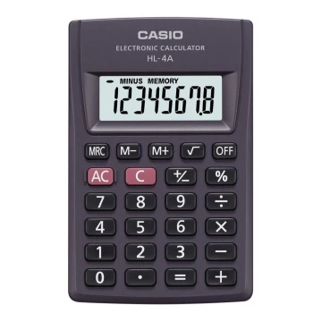 Calculator de buzunar 1xLR54 negru Casio
