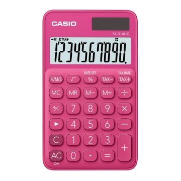 Calculator de buzunar 1xLR54 roz Casio