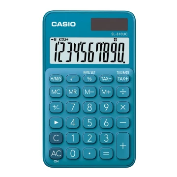 Calculator de buzunar 1xLR54 turcoaz Casio