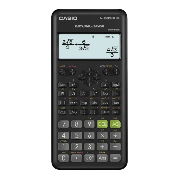 Calculator științific 1xLR44 negru Casio