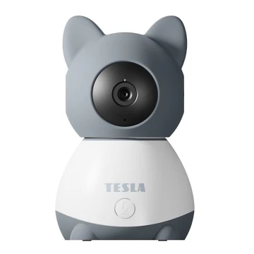 Cameră inteligentă 360 Baby FHD 1080p 5V Wi-Fi gri Tesla