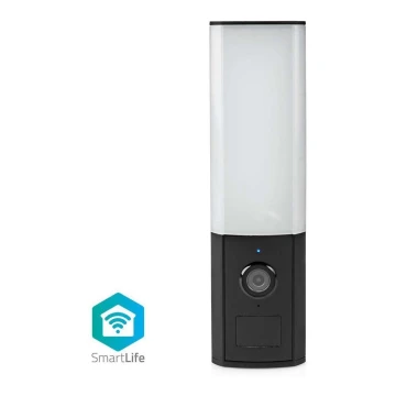 Cameră inteligentă de exterior Smartlife FHD 1080p cu iluminat LED Wi-Fi Tuya IP65