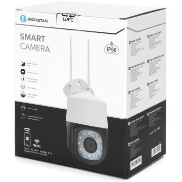 Cameră inteligentă de supraveghere de exterior Aigostar 1080p 230V Wi-Fi IP66