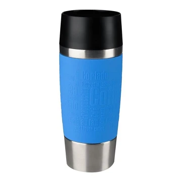 Cană de călătorie 360 ml TRAVEL MUG oțel inoxidabil/albastru deschis Tefal