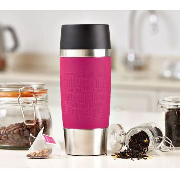 Cană de călătorie 360 ml TRAVEL MUG oțel inoxidabil/roz Tefal