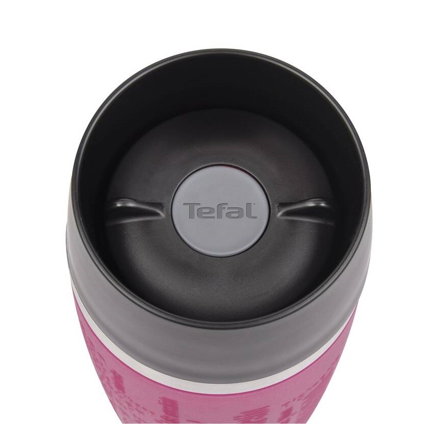 Cană de călătorie 360 ml TRAVEL MUG oțel inoxidabil/roz Tefal