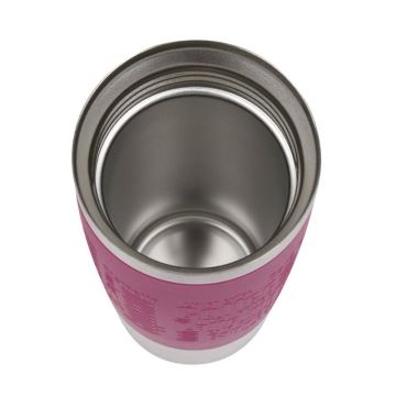 Cană de călătorie 360 ml TRAVEL MUG oțel inoxidabil/roz Tefal