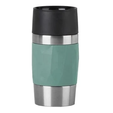 Cană termos Tefal 300 ml COMPACT MUG oțel inoxidabil/verde