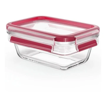 Caserolă Tefal 0,45 l MSEAL GLASS roșu/sticlă