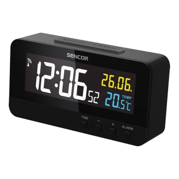 Ceas digital cu deșteptător și termometru 230V/1xCR2032 Sencor