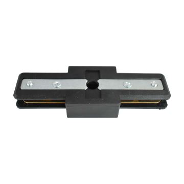 Conector pentru corpuri de iluminat în sistem pe șină CONNECTOR RS BLACK tip plat