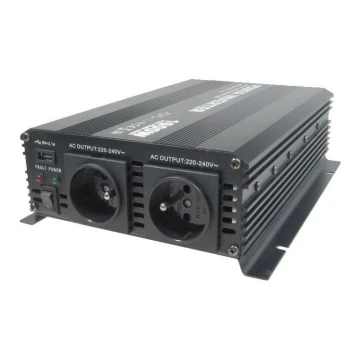 Convertor de tensiune 1600W/12V/230V + USB