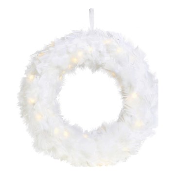 Coroniță LED de Crăciun Markslöjd 705290 FEATHER LED/1,2W/3xAA d. 35 cm