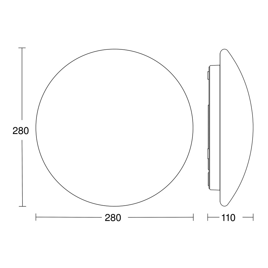 Corp de iluminat LED cu senzor pentru baie STEINEL 064808 RS PRO LED/9,5W/230V 3000K IP54