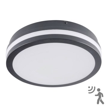 Corp de iluminat LED de exterior cu senzor Brilagi BENE LED/18W/230V d. 22 cm IP54