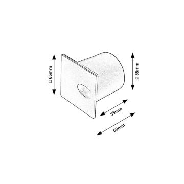 Corp de iluminat LED de exterior pentru scări Rabalux LED/3W/230V IP54 3000K negru