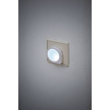 Corp de iluminat LED de orientare pentru priză cu senzor de mișcare LED/0,2W/230V Brennenstuhl