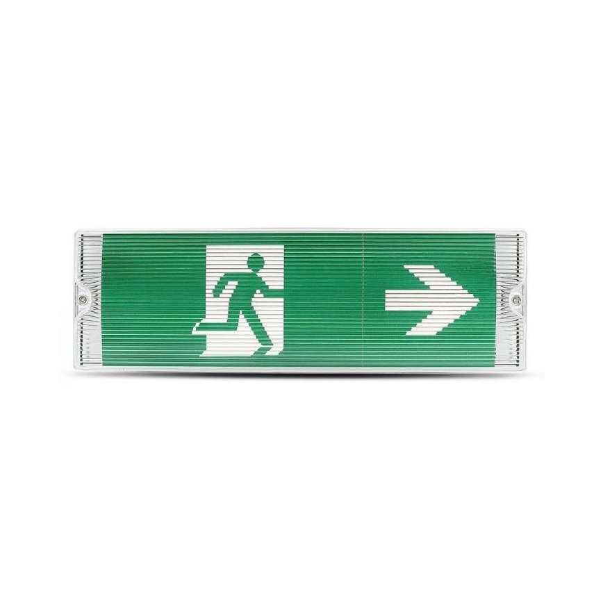 Corp de iluminat LED de urgență EMERGENCY EXIT LED/3W/230V IP65 6000K 1200mAh