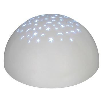 Corp de iluminat LED de veghe LINA RGB LED/0,5W/3xAA Rabalux