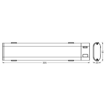 Corp de iluminat LED dimabil cu senzor pentru corpuri de bucătărie SMART+ UNDERCABINET LED/9W/230V 3000-6500K Wi-Fi Ledvance