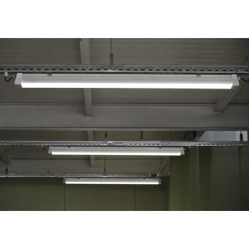 Corp de iluminat LED fluorescent industrial Greenlux GXWP381 DUST PROFI MILK LED/53W/230V 4000K IP66