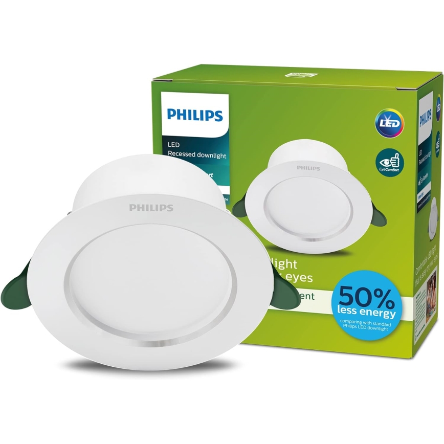 Corp de iluminat LED încastrat LED/6,5W/230V 4000K Philips