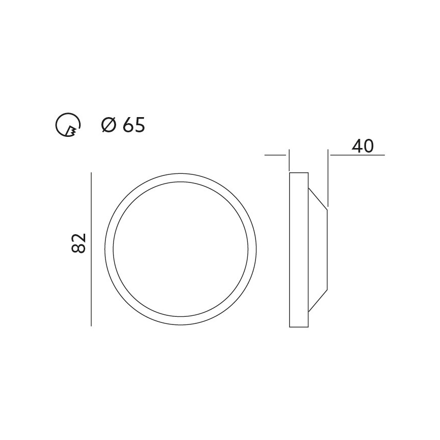 LED Lampă dimmabilă încastrată LED HALO 1xLED/5,5W/230V