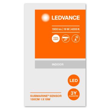 Corp de iluminat LED industrial cu senzor SUBMARINE 1xG13/19W/230V IP65 Ledvance