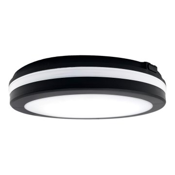 Corp de iluminat LED pentru baie COMET LED/15W/230V 3000/4000/6500K IP54 d. 20 cm negru Top Light