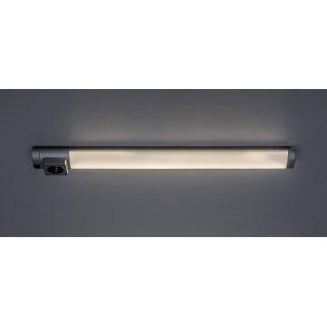 Corp de iluminat LED pentru corpuri de bucătărie, cu priză Rabalux LED/8W/230V 4000K 68 cm crom mat