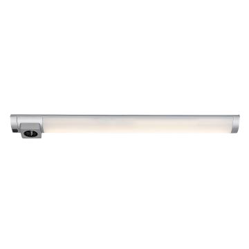 Corp de iluminat LED pentru corpuri de bucătărie, cu priză Rabalux LED/8W/230V 4000K 68 cm crom mat