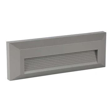 Corp de iluminat LED pentru scări LED/3W/230V 4000K IP65 gri